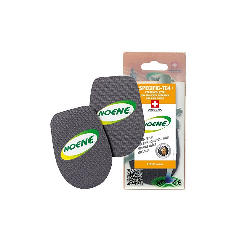 Noene Insole Specific TC4 Heel Pad, Unisex, Insoles, 8424657539874, grey,