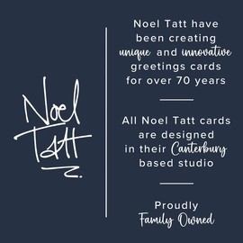 Noel Tatt Female Birthday Card - General Card for Girls - Mice, Balloons and Butterflies Embossed with Foil Details - Eco-Friendly and Recyclable