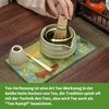 Xkzhrr Matcha Set 5-Piece Set, Matcha Stirrer, Matcha Stirrer, Matcha