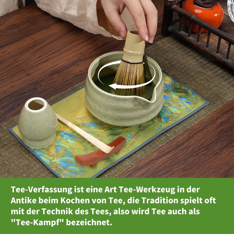 Xkzhrr Matcha Set 5-Piece Set, Matcha Stirrer, Matcha Stirrer, Matcha