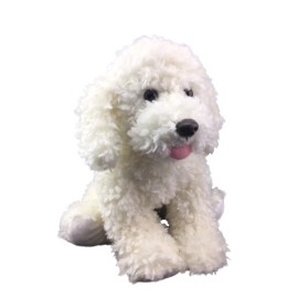 Plush Toy Wonderland Scruffles the Dog Plush Toy 8-inch Stuffed Animal Soft Cuddly Gift for Kids