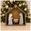 Farmhouse Nativity Scene Indoor – Holy Family Resin Christmas Decoration