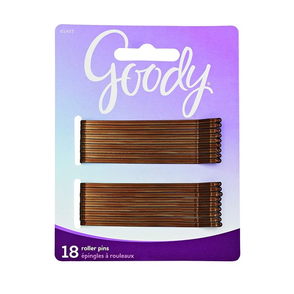Goody Styling essentials bobby Pins, Brown, 3", 18Count (Pack Of 6)