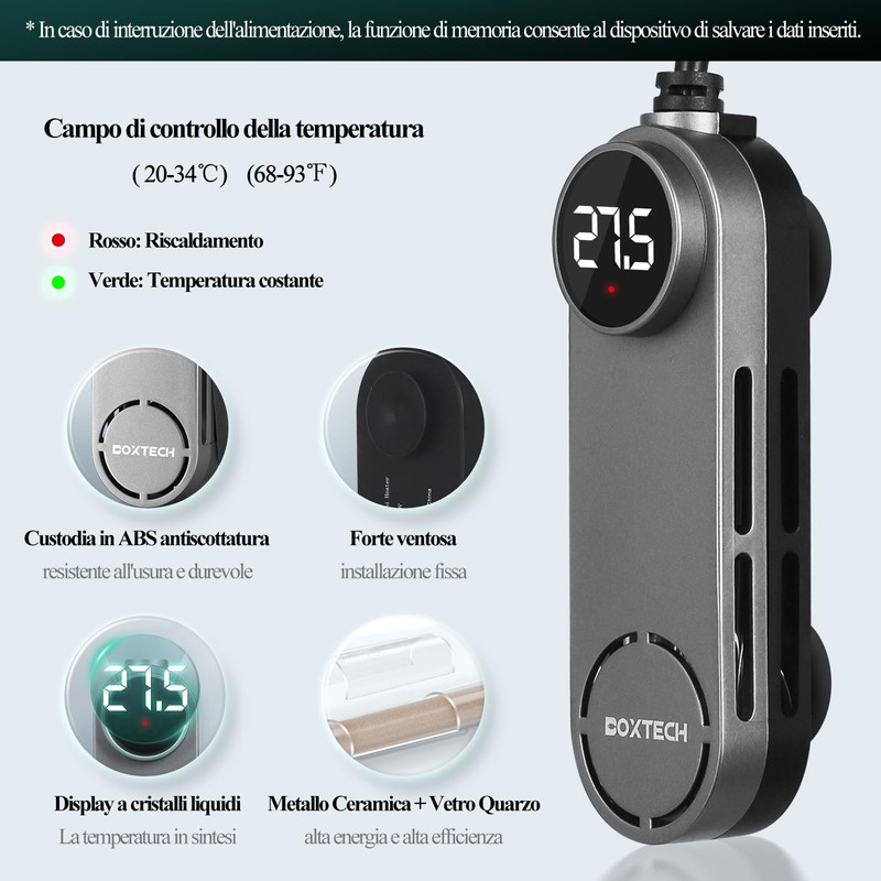 boxtech Aquarium Heater 50W