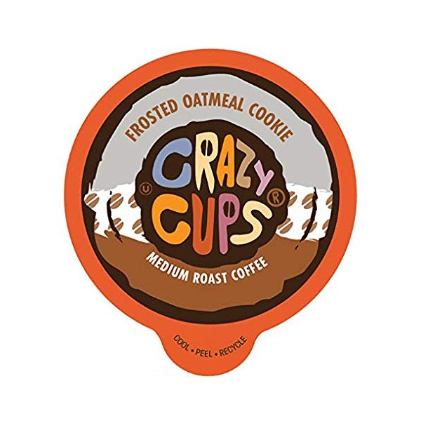 Crazy Cups Flavored Coffee Single Serve Cups for The Keurig K Cups 2.0 Brewers, Oatmeal Cookie, 80Count