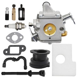 MospdyGear 11301200603 Carburetor with Air Filter Spark Plug Fuel Hose Kit, Replacement for Stihl 017 018 MS180 MS170 MS170C MS180C Chainsaw, Replaces 1130-120-0603
