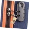 Operitacx 10Pcs Zinc Alloy Padlocks Rustproof Suitcase Locks for Travel