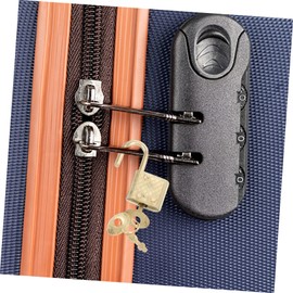 Operitacx 10Pcs Zinc Alloy Padlocks Rustproof Suitcase Locks for Travel Cabinets and School Bags Compact Mini Locks Golden Color for Everyday Use