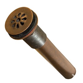 Native Trails DR150-WC Teardrop Drain, 1.5", Weathered Copper