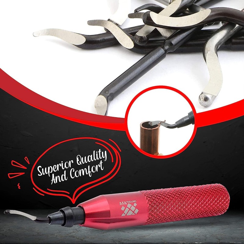 AFA Tooling - Deburring Tool Kit with 31 HSS Blades