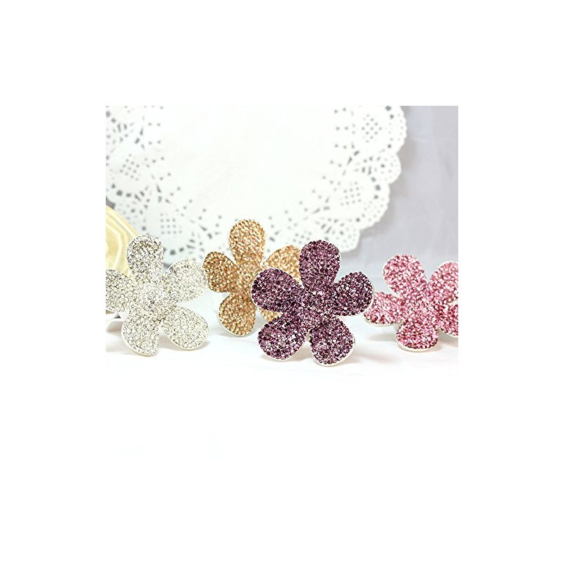 Bestbling Crystal Bling Sparking Car Fragrance Flower Car Diffusser Air