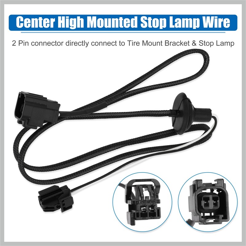 RATCHROLL Third Brake Light Wire Harness for Jeep Wrangler JK