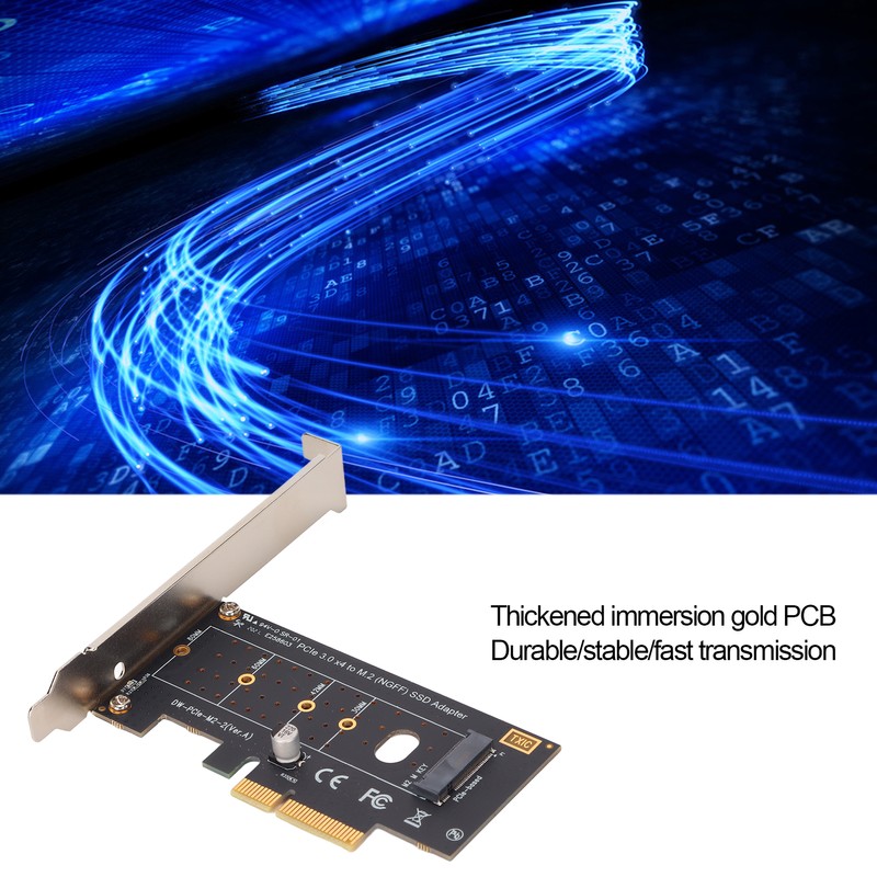 M.2 To Pcie Adapter PCB Gold Plated M.2 NVME to