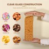 Glass Food Storage Jars 76 oz Set of 3,Glass Storage