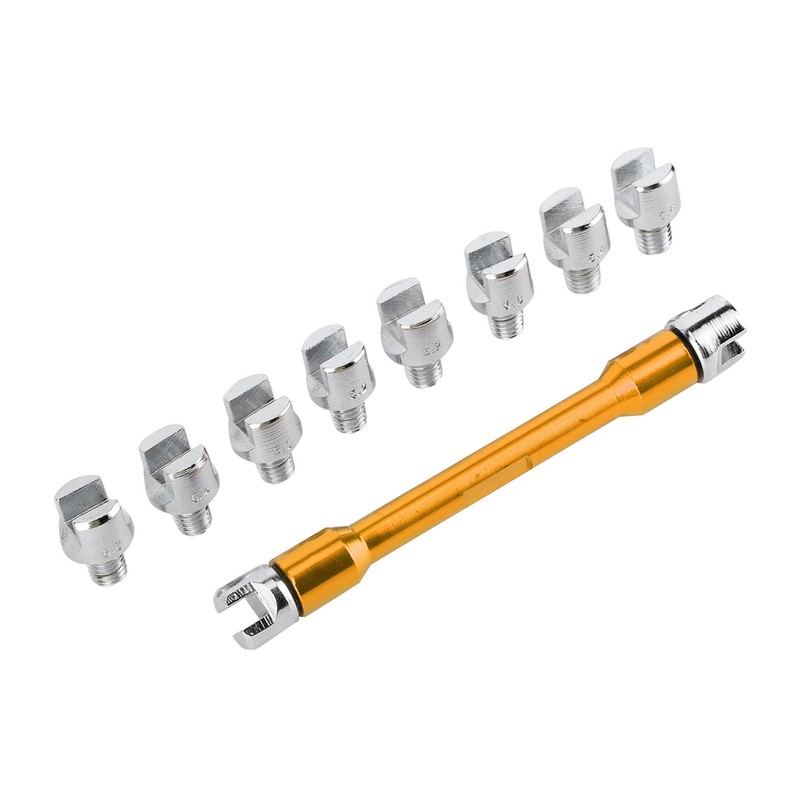 Motorcycle Spoke Wrench CNC Spanner Set 5.0‑6.8 Length 93mm/3.7in for