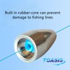 Toasis Fishing Rubber Core Weights Removable Rubber-core Sinkers (15g/0.52_Oz-15pcs)