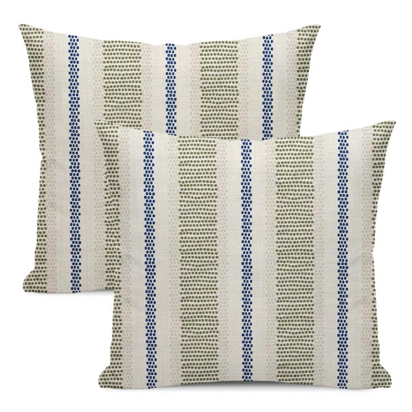 Yxuiyal Boho Pillow Covers 16x16 Set of 2 Sage Green