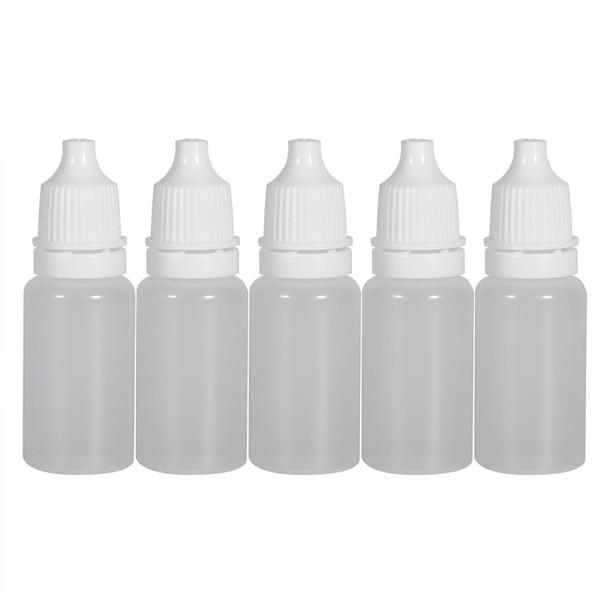 50 Pack Disinfected Eyedropper Bottles, Easy to Clean Eye Droppers, Essence