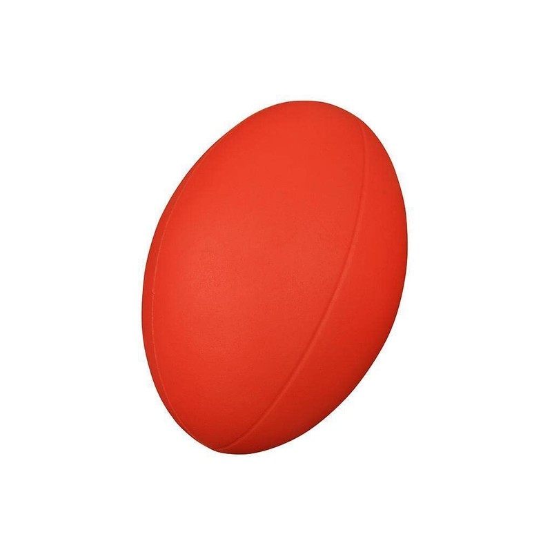 Coated Foam Rugby Ball Yellow