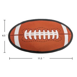 purrrfect life Flyer Football Dog Frisbee Toy Floats, Durable Squeaky Dog Toy, Dog Fetch Toy, 11.5 inch