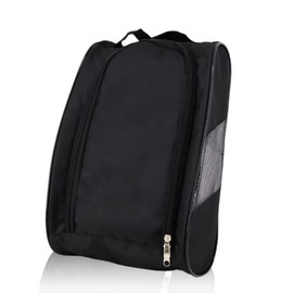 Belligern Boot Bag Black Boot Bag Football, Waterproof Golf Shoe Bag Oxford Cloth Shoe Bag,Rugby Boot Bag with Zipper Mesh Breathable for Home Storage Travel School Gym Sports