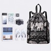 FAVORTALK Waterproof Drawstring Bag Multi- Purpose Drawstring Backpack for Beach