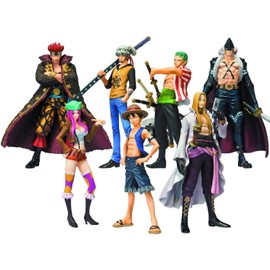 One Piece Rookies Chozokei Tamashii Mini PVC Figures Set of 8