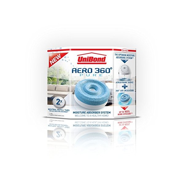 12 X UniBond 1807921 Aero 360 - Moisture Absorber Refill