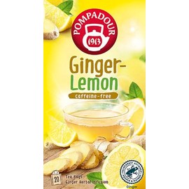 Japan Green Tea Center Pompadour Ginger & Lemon, 20 Bags x 2 Packs