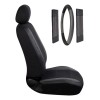 Cubreasientos Tela Negro Grey Mesh 13pzs Rivian R1t