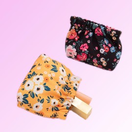 Leadigol 5PCS Makeup Bag, Mini Coin Purse, Data Cable Storage Bag, Waterproof Portable No Zipper Makeup Pouch for Travel Storage Cosmetics, Lipstick Cosmetic Bag