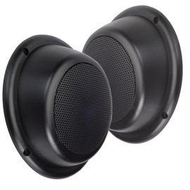 Magnadyne 5” Water Resistant Outdoor Wedge Speakers - Full Plastic Encasement with Grills - Pair