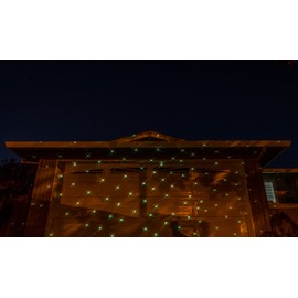 LEDMALL Motion Snow Fall Full Spectrum Star Effects 7 Color White Laser Christmas Lights, and Decorative Lights with Remote Control