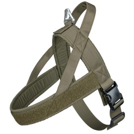 EXCELLENT ELITE SPANKER Tactical Dog Harness Vest Adjustable Nylon Training Pet Dog Harness Small Medium Large Dogs(Ranger Green-XS)