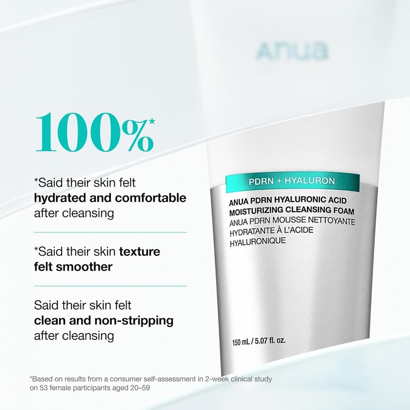 Anua [Anua]PDRN Hyaluronic Acid Moisturizing Cleansing Foam 150ml