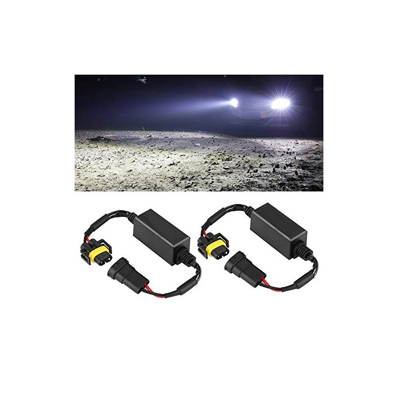 Terisass H8 H9 H11 LED Canbus Resistor Pair of LED