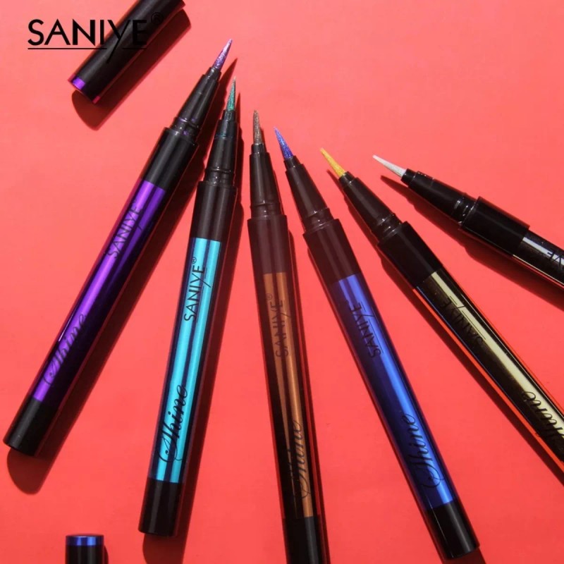 Saniye Plumón Delineador De Ojos Metalico Glitter 2ml