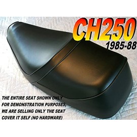 New Replacement seat cover fits CH250 1985-88 Honda CH 250 Elite SPACY Freeway All Black 124A