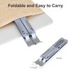 weourwe Portable Laptop Stand, Adjustable Laptop Stand for Desk, Aluminum