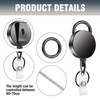 1 x Extendable Key Fob, 60-70 cm, Retractable Key Fob