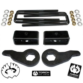 TORCH 3" Front 2" Rear Leveling Lift Kit For 1988-1998 Chevy GMC K1500 4X4 4WD Z71