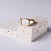 Aurelia Mae 18K Gold Plated Chunky Mother of Pearl Gold