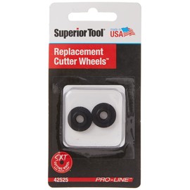 Superior Tool 42525 Replacement Cutter Wheels (Cu, Al, Steel)-Mini Tube Cutting Replacement Wheels,Black