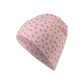 Sterntaler Girls Hearts Beanie Hat, Matt Pink, 49