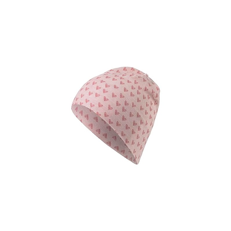 Sterntaler Girls Hearts Beanie Hat, Matt Pink, 49