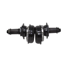 Fenix Bike Conversion Kit Crank Bicycle Bottom Bracket kit Black or Chrome - 128 mm, Black