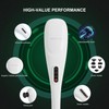 MEGAWISE Cordless Handheld Back Massager w/Rechargeable 3200mAh Battery, 5 Speed