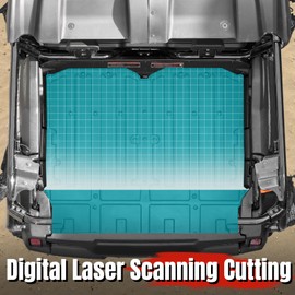 A & UTV PRO Bed Mat Liner for Pioneer 700 4P 2014-2024, All Weather Rear Cargo Bed Mat TPE Material Protection Slush Liner Accessories, Replace OEM # 0SP42-HL3-201, 1PC