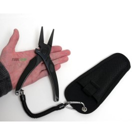 SSI Fishing Plier w/ Sheath and Lanyard Split Ring-Hook Remover Line Cutter
