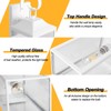 Yolsunes Large Outdoor Wall Lights, 19 Inch White Exterior Light